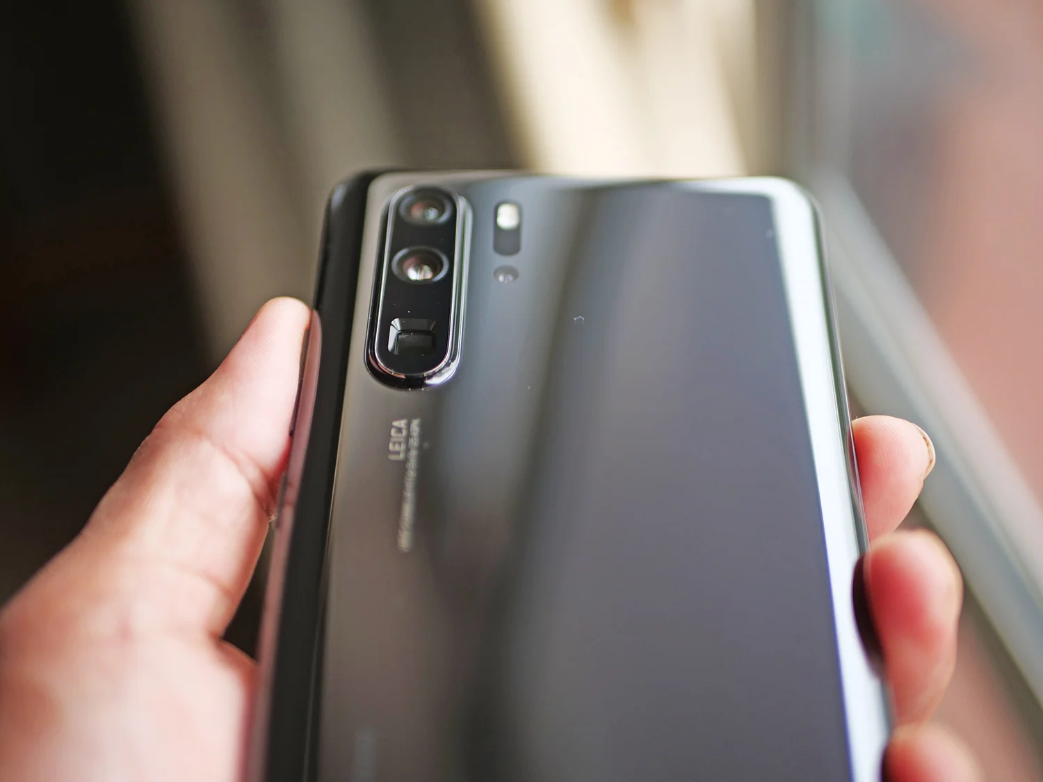 The front-facing camera shoots at up to 32MP with a 4:3 aspect ratio, although this drops down to 20MP if you want full-screen images. You can set it to shoot when the subject smiles, and to shoot when you tell it to -- handy if you want to run around and be in shot, and don't want to use the self-timer. The main Leica Quad Camera array will shoot up to 40-megapixel images, although the default is 10MP. The quad array consists of: a 40MP sensor with an f/1.6 wide-angle lens and optical image stabilisation (OIS); a 20MP sensor with an f/2.2 ultra-wide-angle lens; an 8MP sensor with a 'periscope' f/3.4 lens, 5x optical zoom and OIS; and a time-of-flight (ToF) camera that delivers the information needed for depth-blurring effects. Huawei has taken a novel approach to capturing colour information with the 40MP sensor, replacing the standard RGGB (red, green, green, blue) array with a RYYB (red, yellow, yellow blue) setup. The idea is that yellow allows more detail to be captured, resulting in higher-quality images -- especially in low light. The maximum ISO rating is now a massive 409600, compared to 102400 for the previous-generation P20 Pro ( https://www.zdnet.com/product/huawei-p30-pro/)