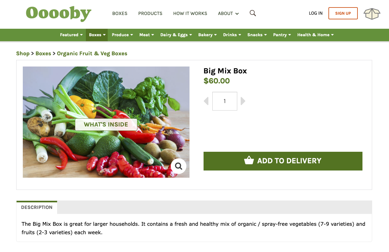Don't buy fresh produce online unless you're motherfucking rich