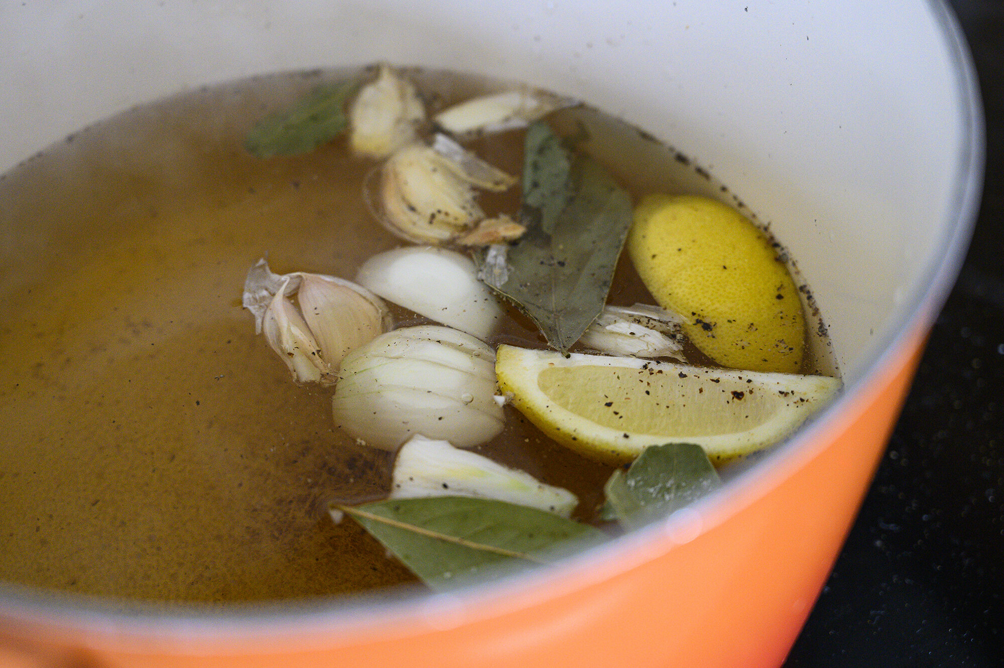 Boil in some aromatics