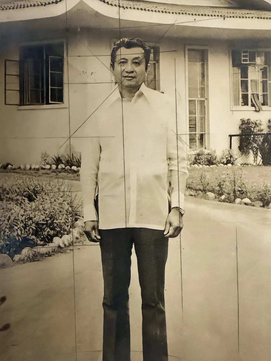  The late former Pangasinan Governor Aguedo Agbayani (this was probably a draft for a painting that my dad had planned to do) 