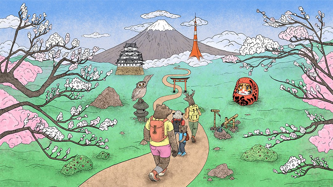 Coots Tourism promotional illustration 2