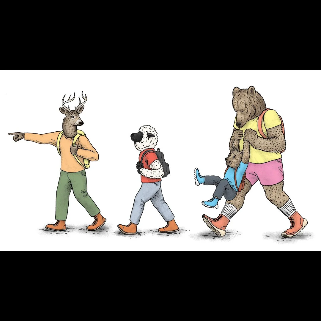 Coots Tourism promotional illustration 4