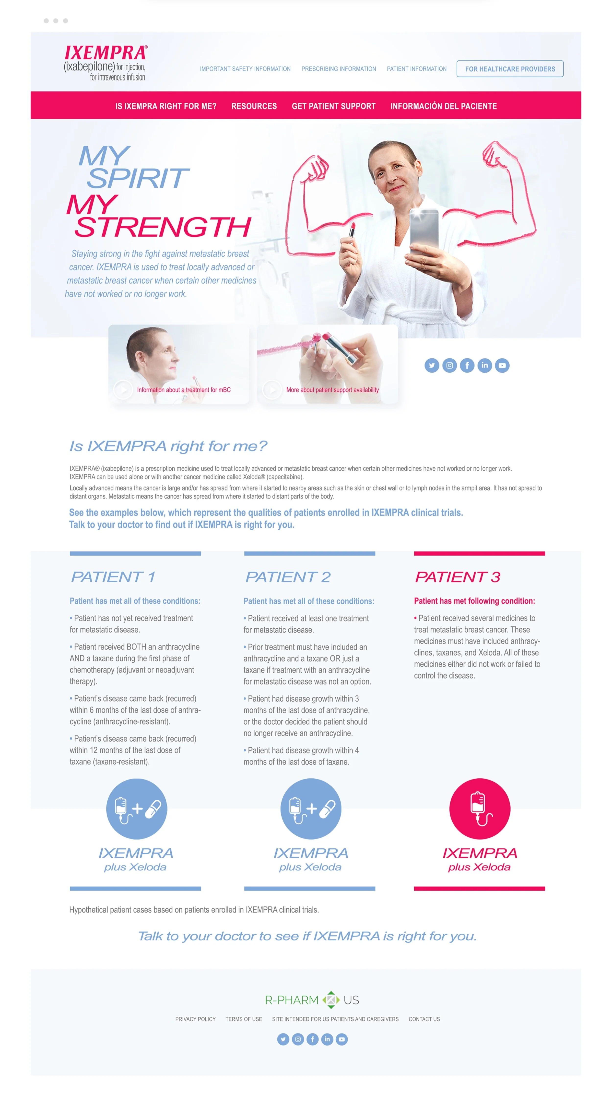        IXEMPRA Branded Disease Awareness Campaign 