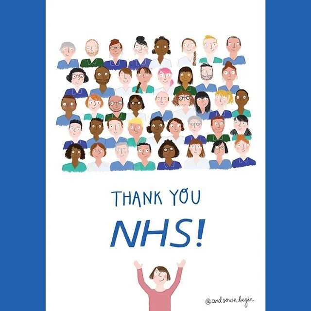 Please feel free to download, print &amp; share this free poster that I made to thank our amazing NHS &amp; carers 💕
*
Link to download in my bio 💕
*
#ClapForOurCarers #ClapForTheNHS #ifindoubtcreate #care #kindness #support #thankyou #gratitude