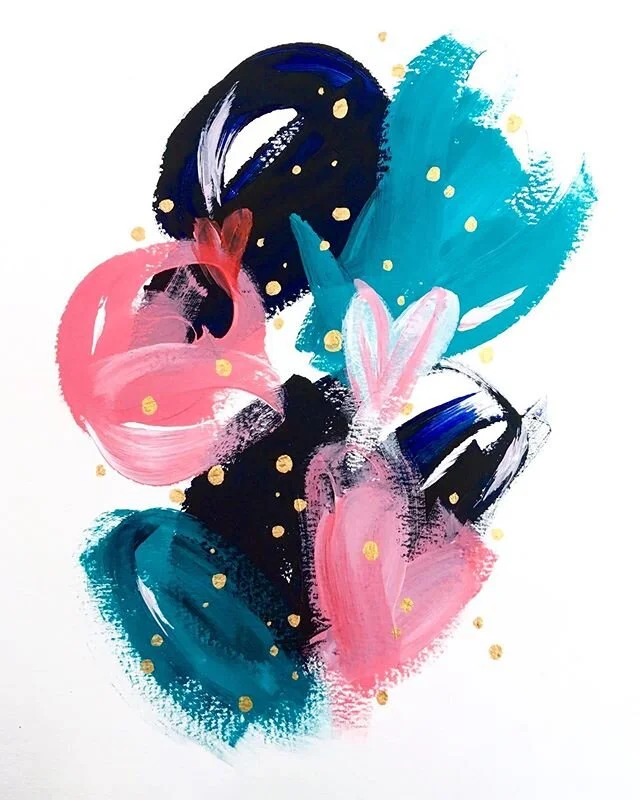 More than a little obsessed with these colours 💕
*
#abstract #abstractart #art #acrylics