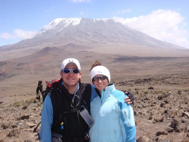 Hiking Mount Kilimanjaro 4 months pregnant with Tyler- 2008