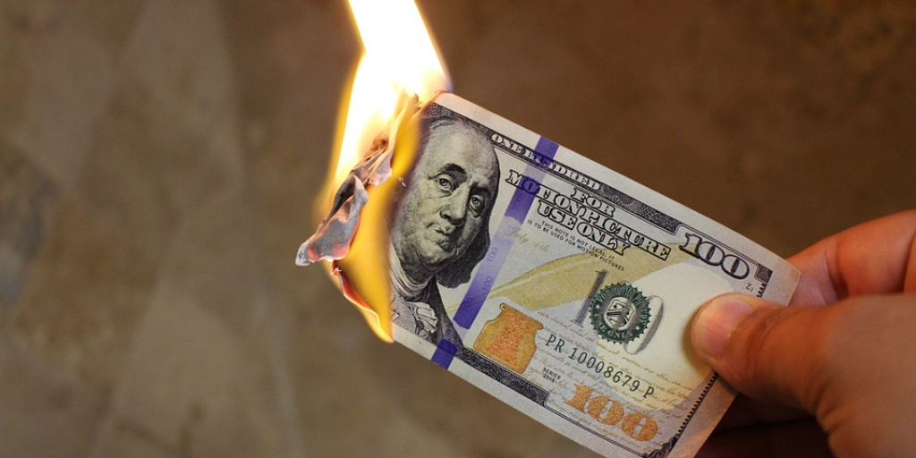 Let them burn their money now, so they don't do it when they're older.