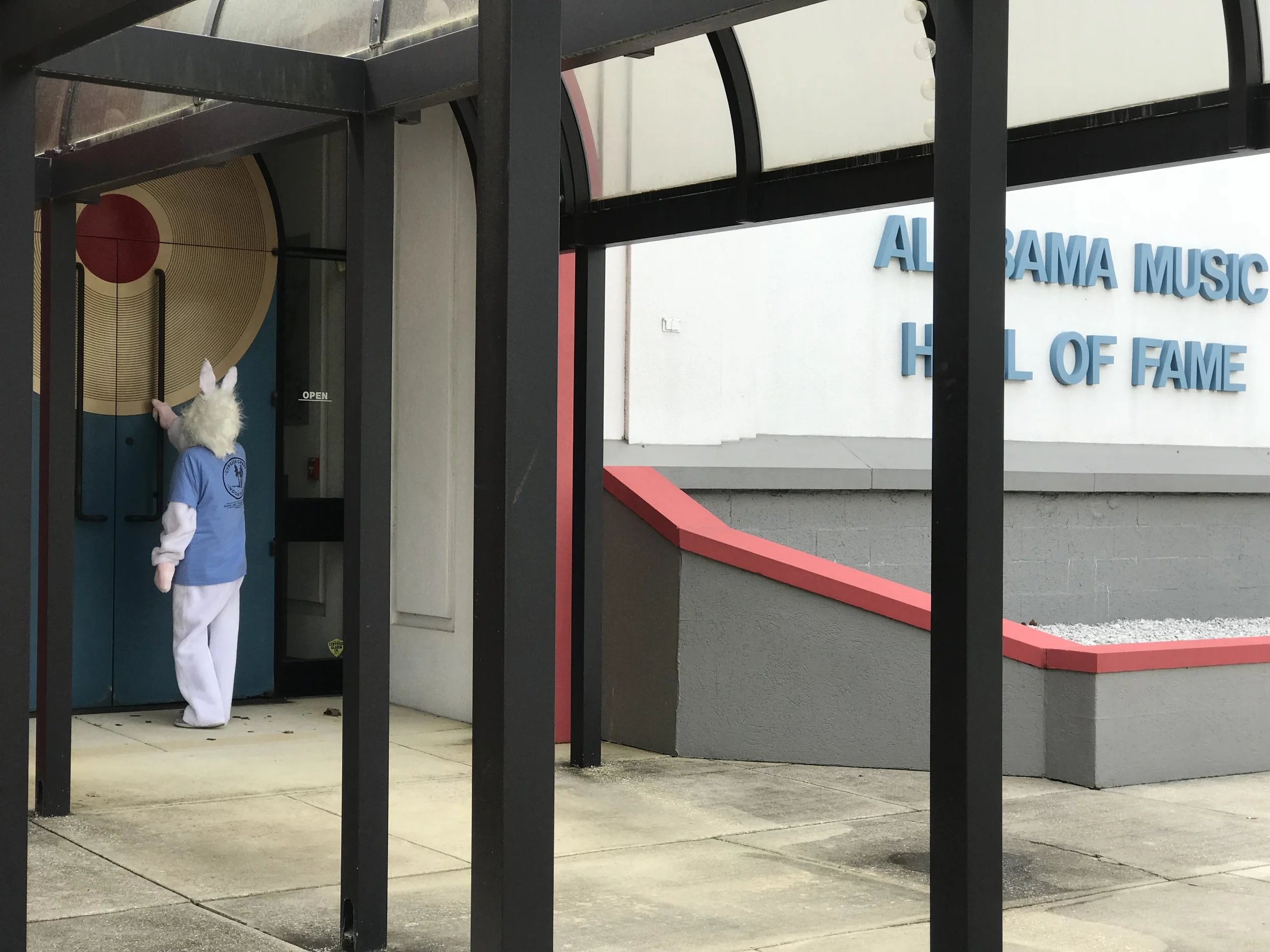 After getting a map of local landmarks at his first stop, Chet wanted to take in some of our area's rich musical history. While hopping up to the door, he dropped the second egg. Can you find it? The clue for the next egg will be released Thursday morning at 10am.