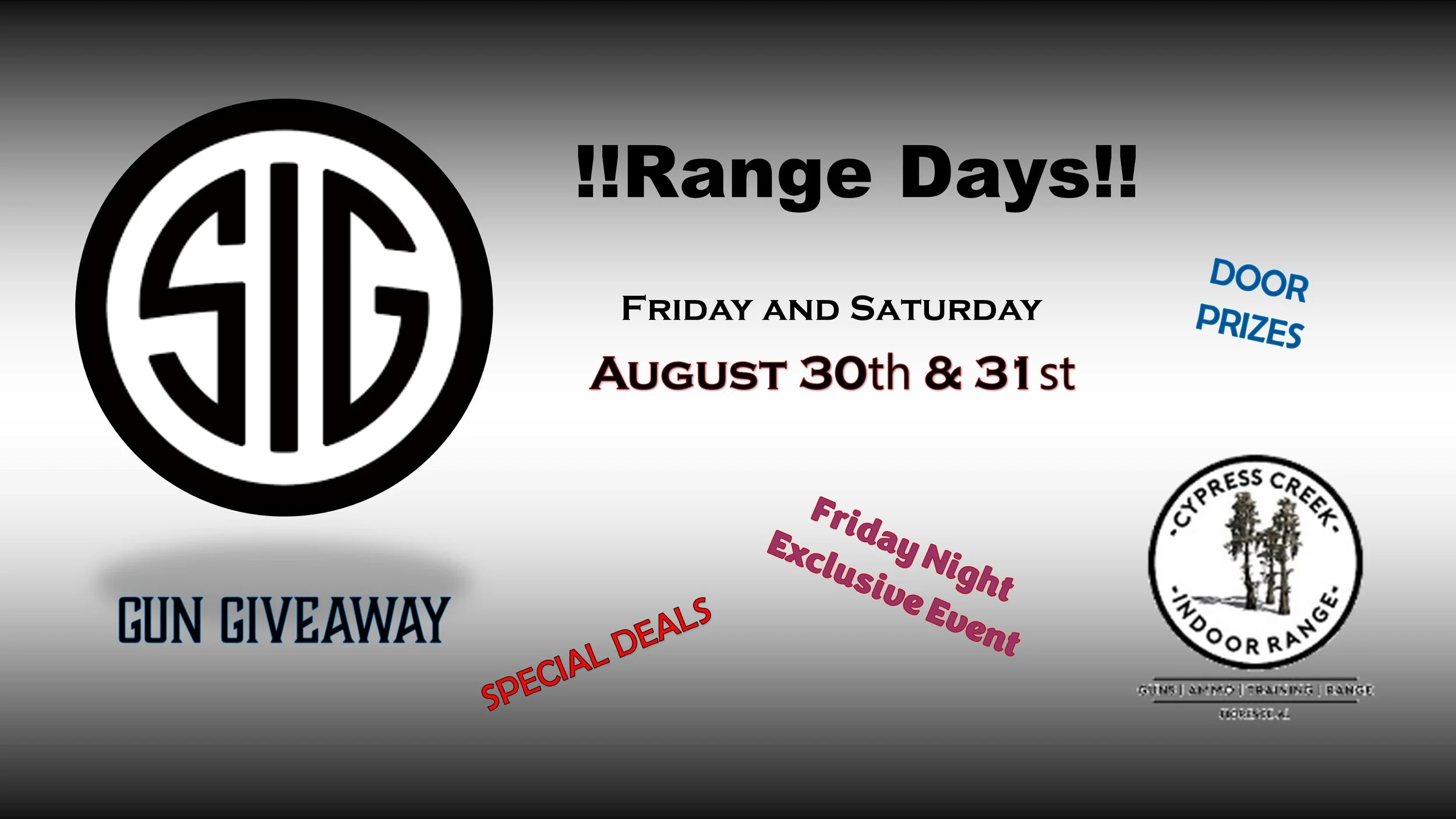 Sig Sauer Range Event!