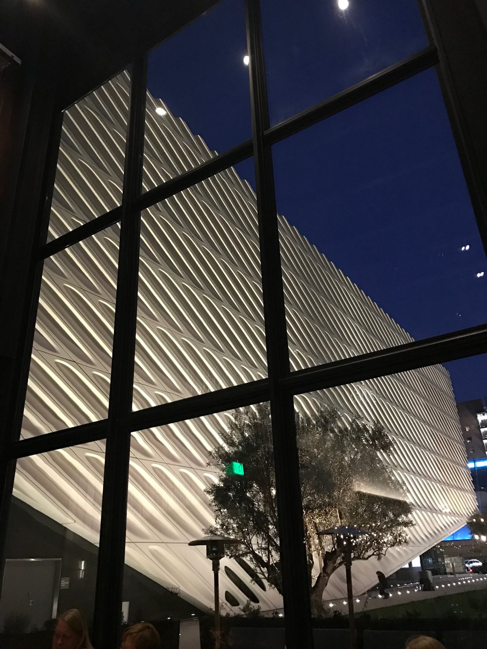  The view on  The Broad  museum from  Otium.&nbsp;  