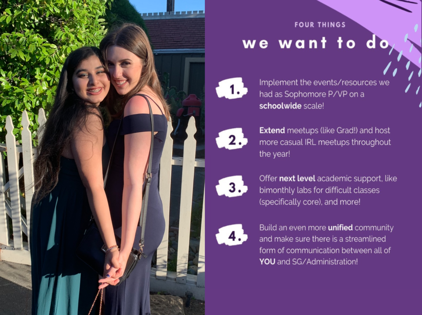 Meet Your 2020 Student Body Candidates, Jeevet and Lexi