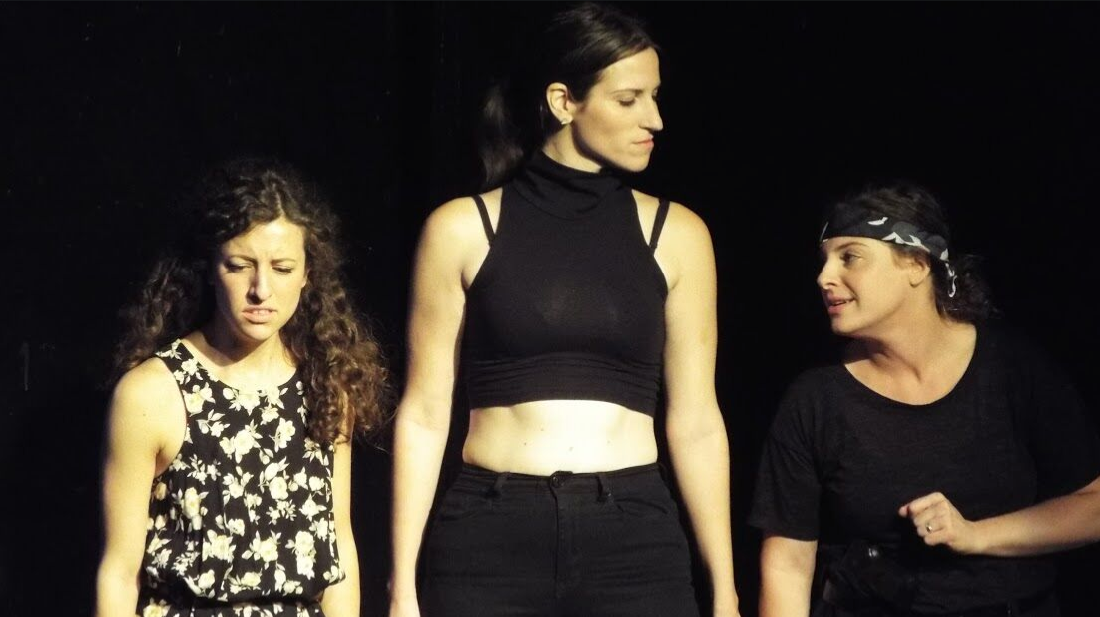   Amanda Dolan, Bethany Nicole Taylor, and Alyson Goodman in a new play by Liz Thaler and d  irected by Victoria Crutchfield in the cycle  Shotz, Marry, Kill   