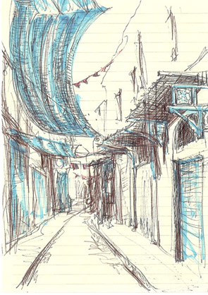 Medina sketch, Tunis