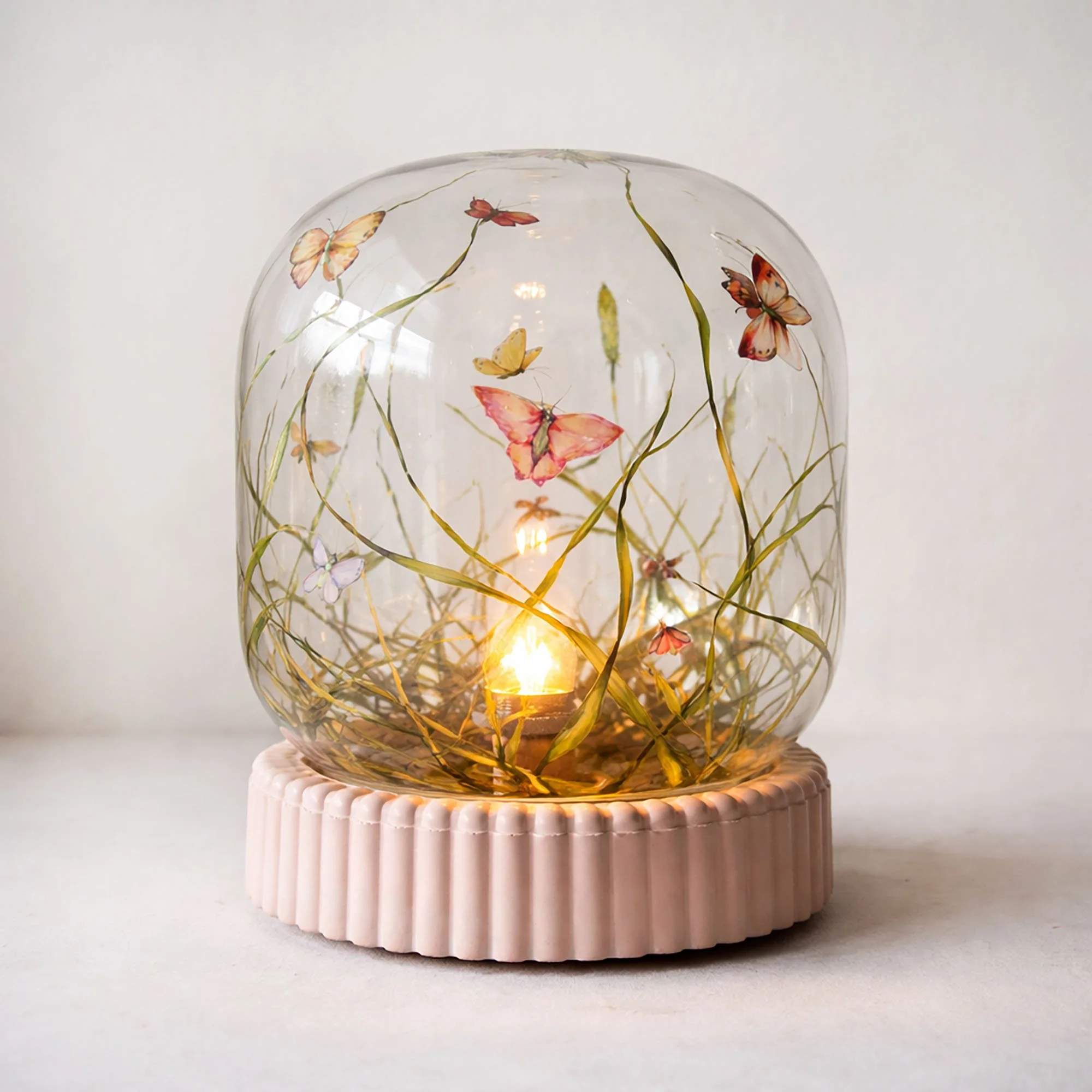 Butterfly Meadow - Large Pink  Light Structure