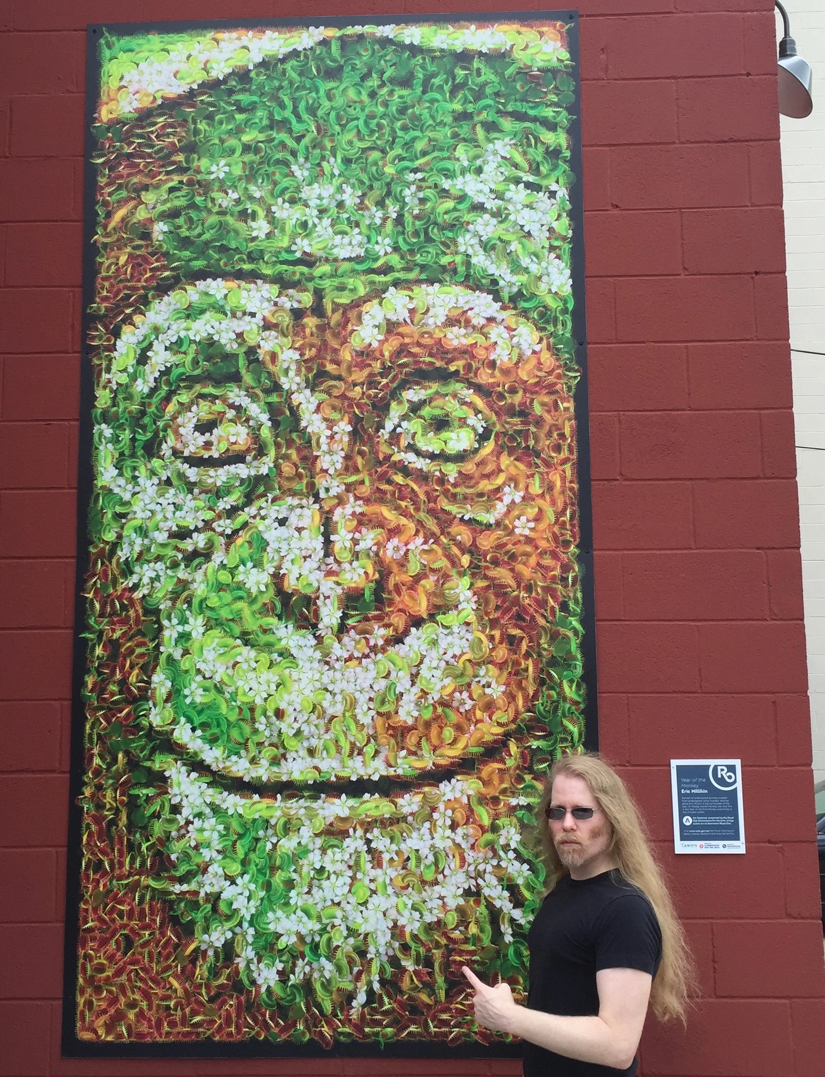 "Danger Beast: Zahara" 2016 Public art installation in Royal Oak, MI.