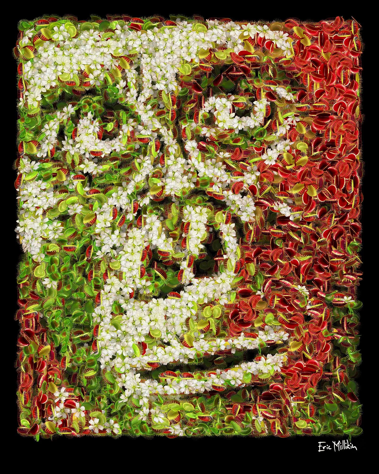 "Danger Beast: Lucy" 2017 I am pleased to introduce you my portrait of "Lucy," the 3.2-million-year-old Australopithecus afarensis whose 40% complete fossilized skeletal remains were discovered in Hadar, Ethiopia in 1974. Lucy was nicknamed the night she was discovered while the excavation team celebrated to the Beatles’ hit “Lucy in the Sky with Diamonds.”