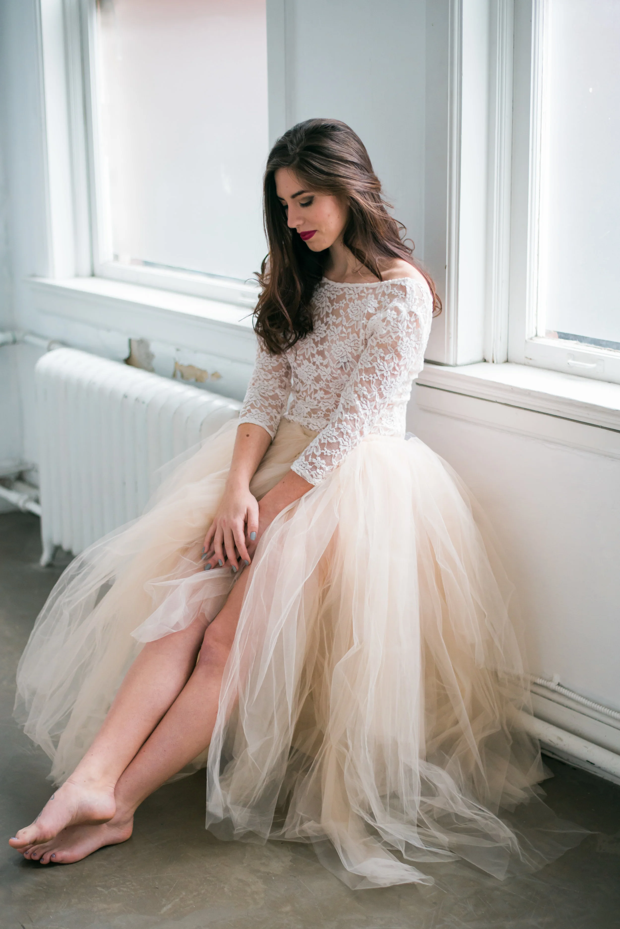 Tulle Princess. - A Boudoir Shoot
