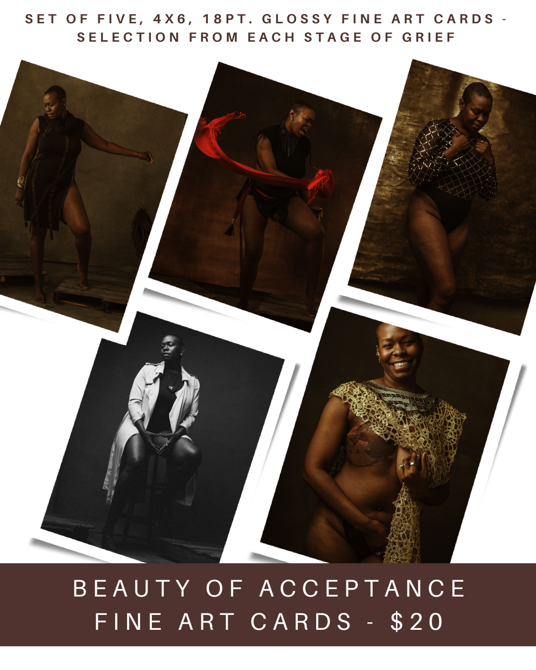 Beauty of Acceptance - Set of Five Postcards