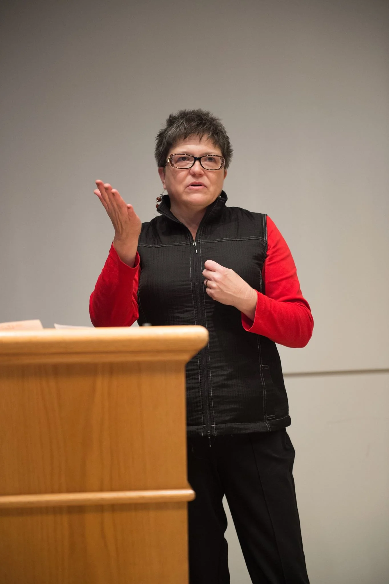 Above: Professor Dana Cloud (image courtesy Dana Cloud)
