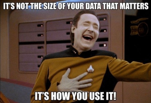 Brent Spiner as Data in Star Trek: The Next Generation; Data is an android