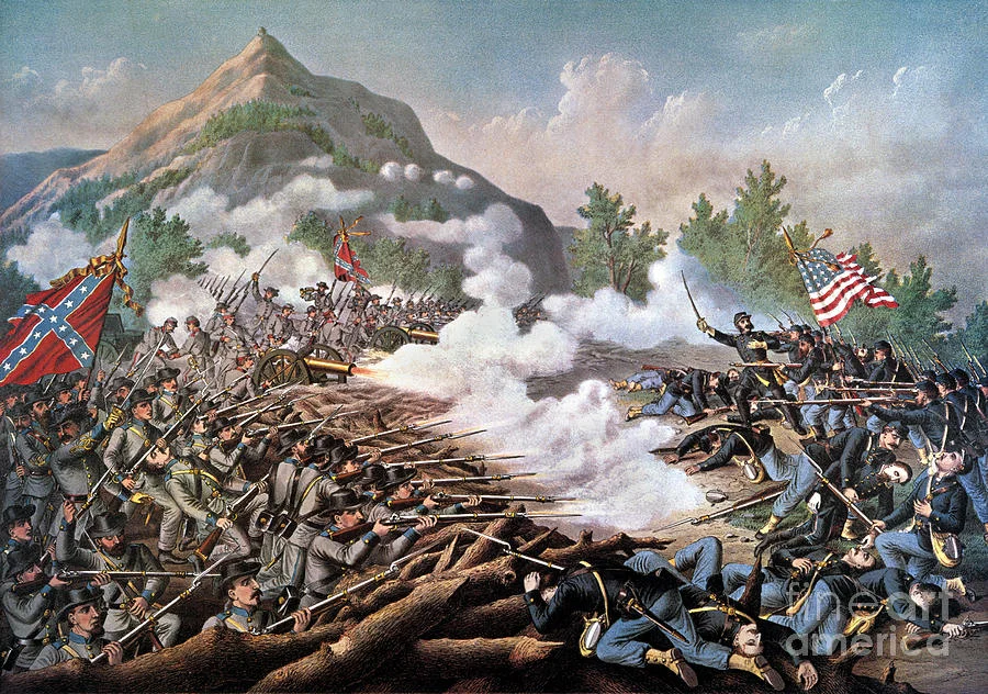 The Battle of Kennesaw Mountain, Georgia, June 27th, 1864 (1891) , by Kurz and Allison