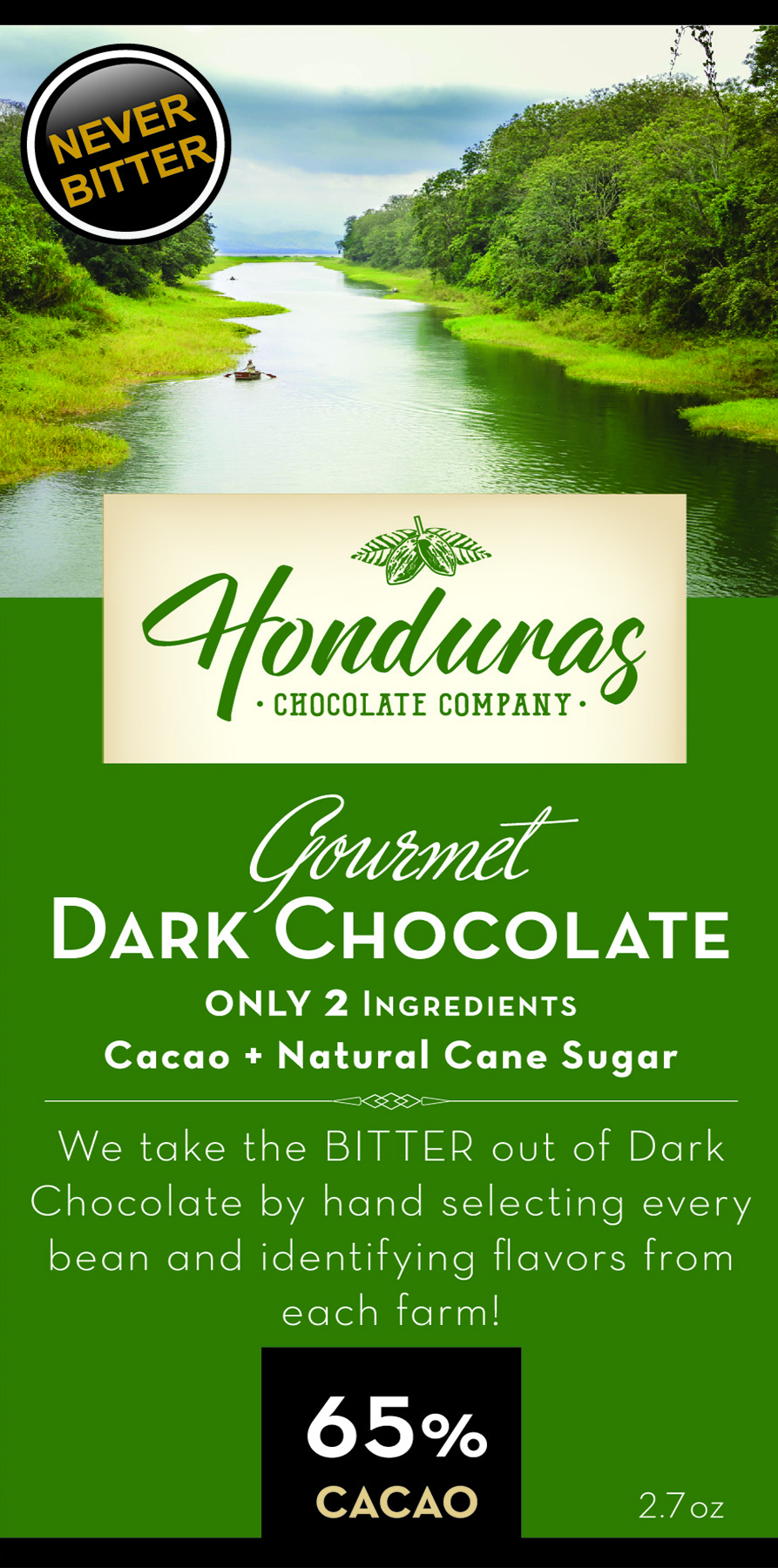 Case: 12 Bars 65% Cacao Dark Chocolate