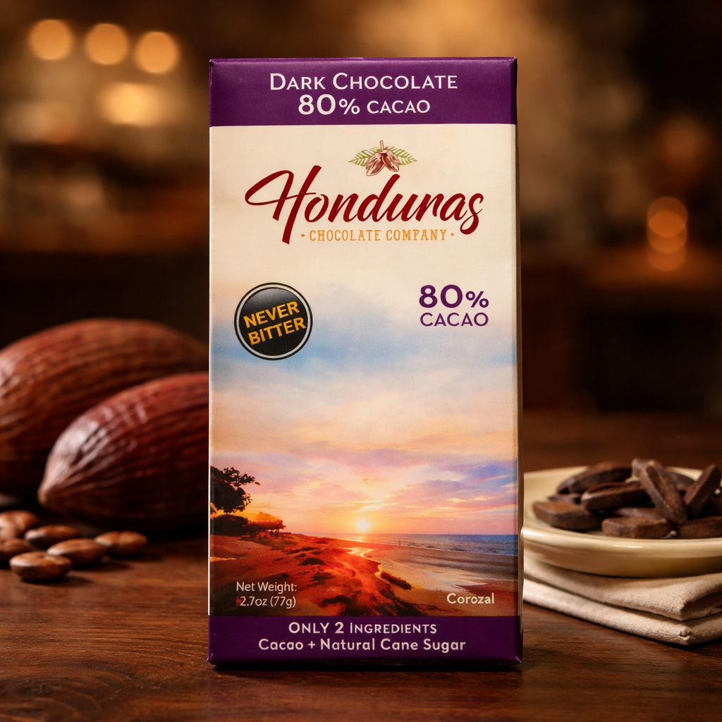 Case: 12 Bars 80% Cacao Extra Dark Chocolate