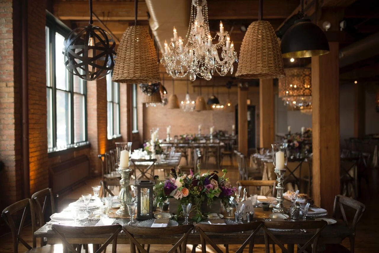 Vintage Wedding Bridgeport Art Center Centerpieces.jpg