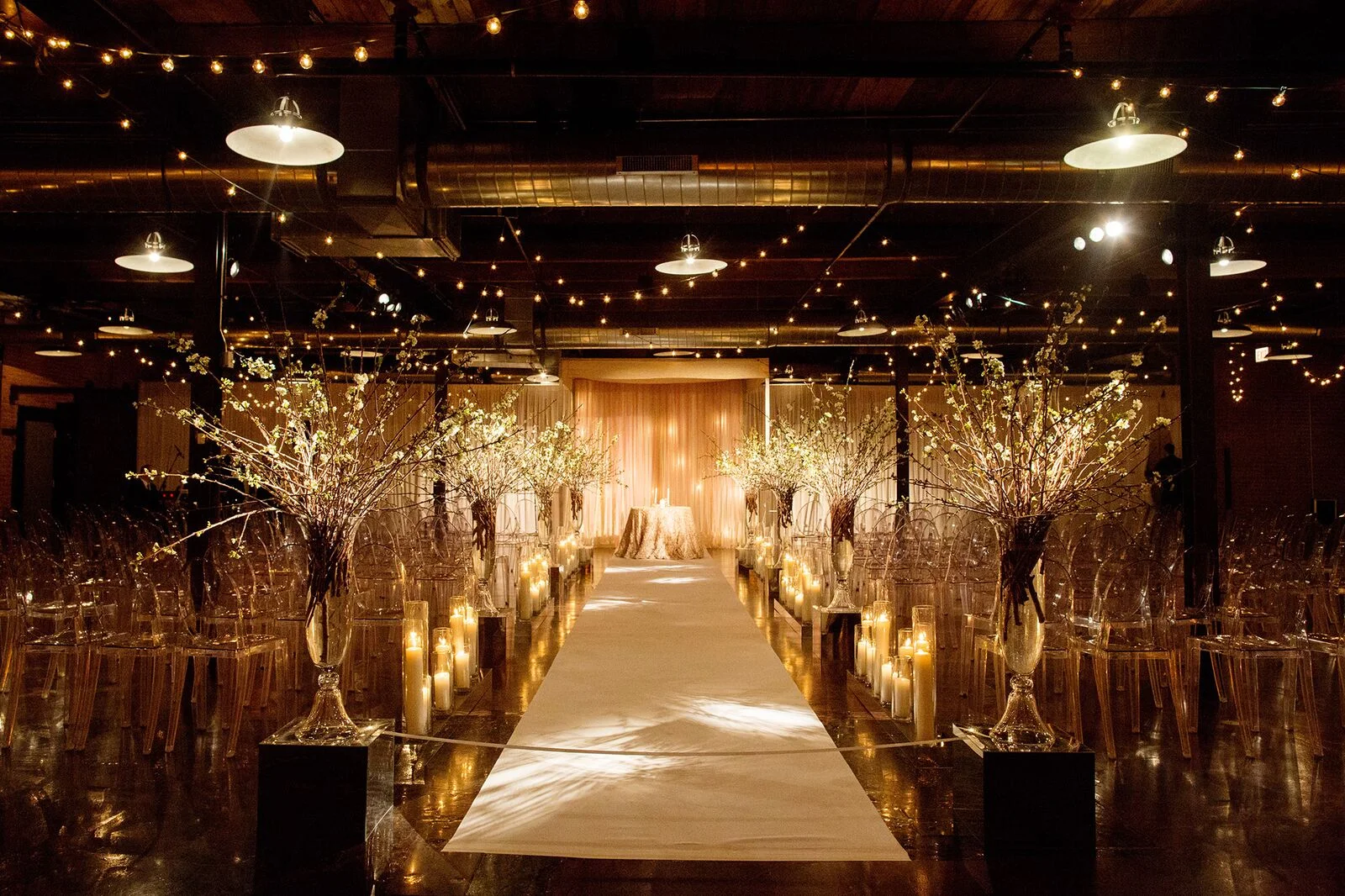 Urban Wedding Morgan Manufacturing Ceremony Far Away.jpg