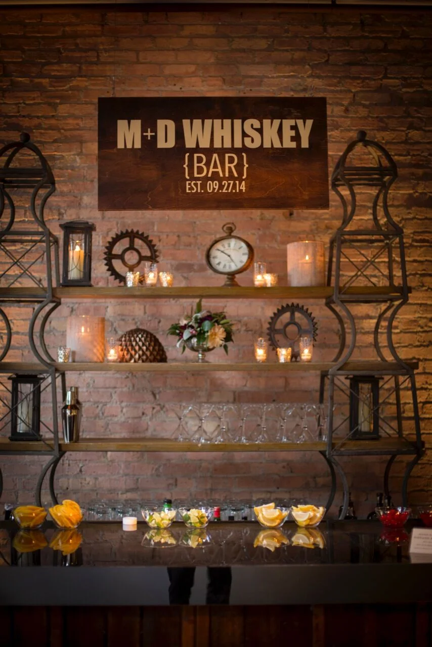 Vintage Wedding Bridgeport Art Center Whiskey Bar.jpg