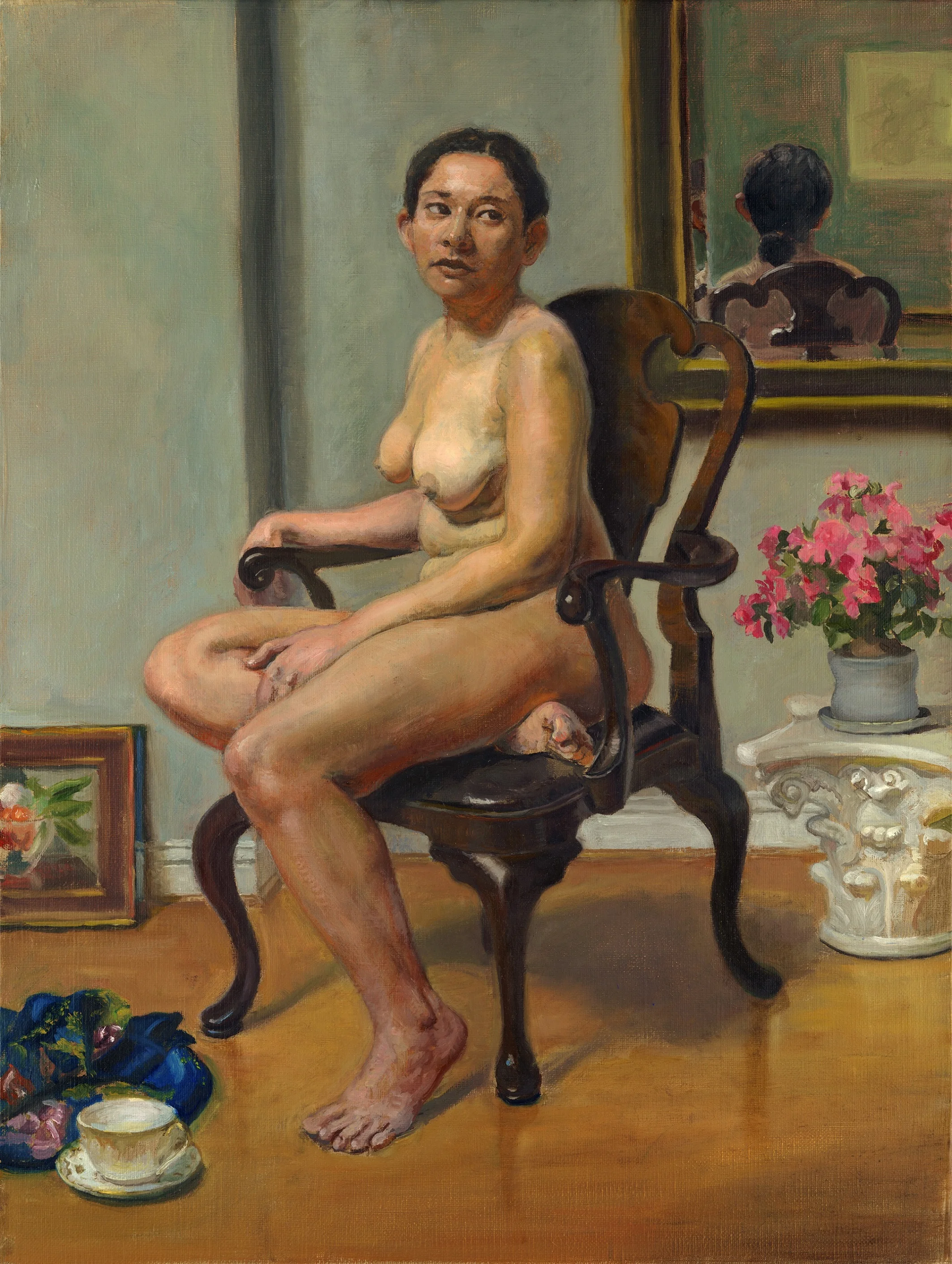 Nude with a White Teacup