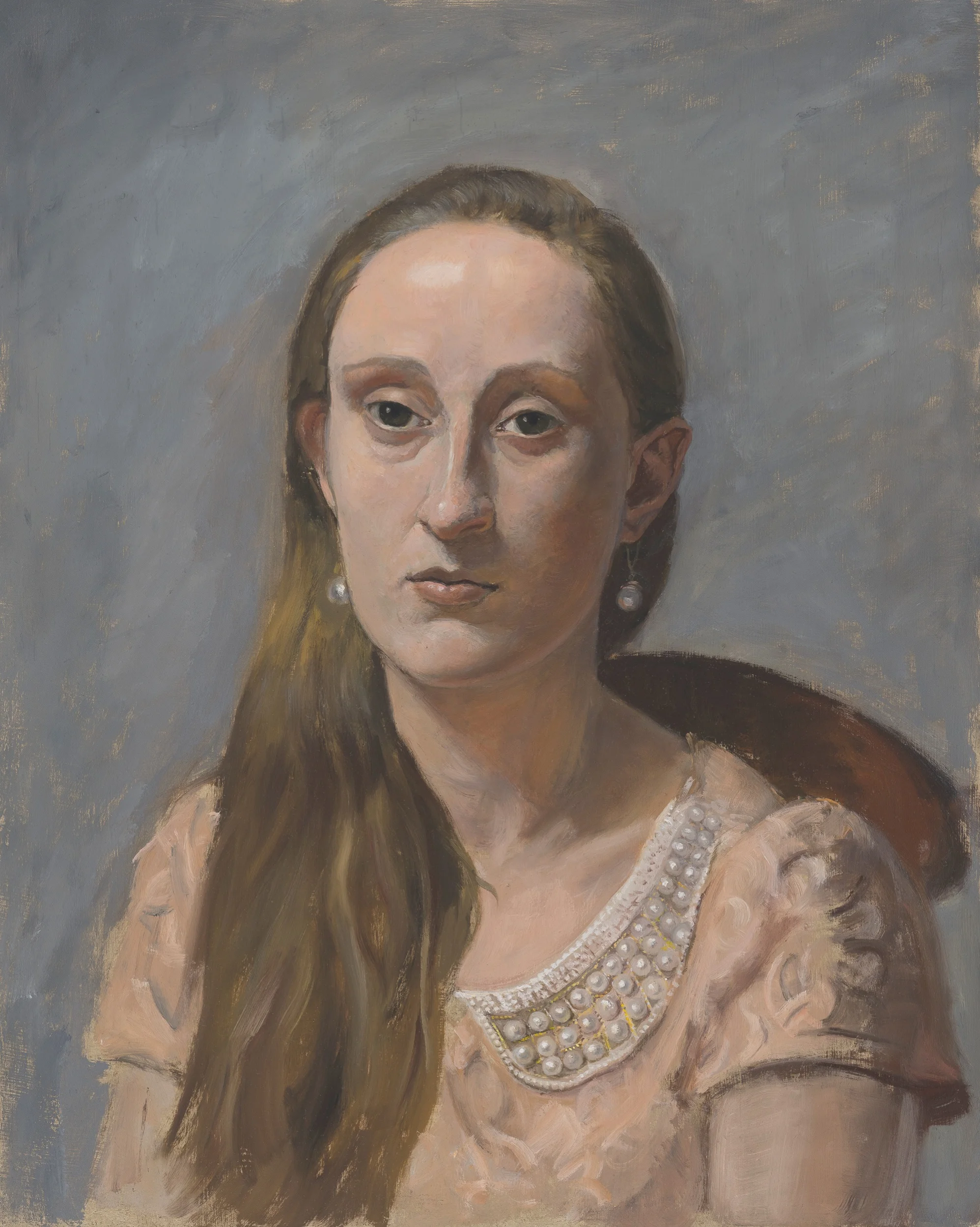 Alexandra with a Pearl Collar