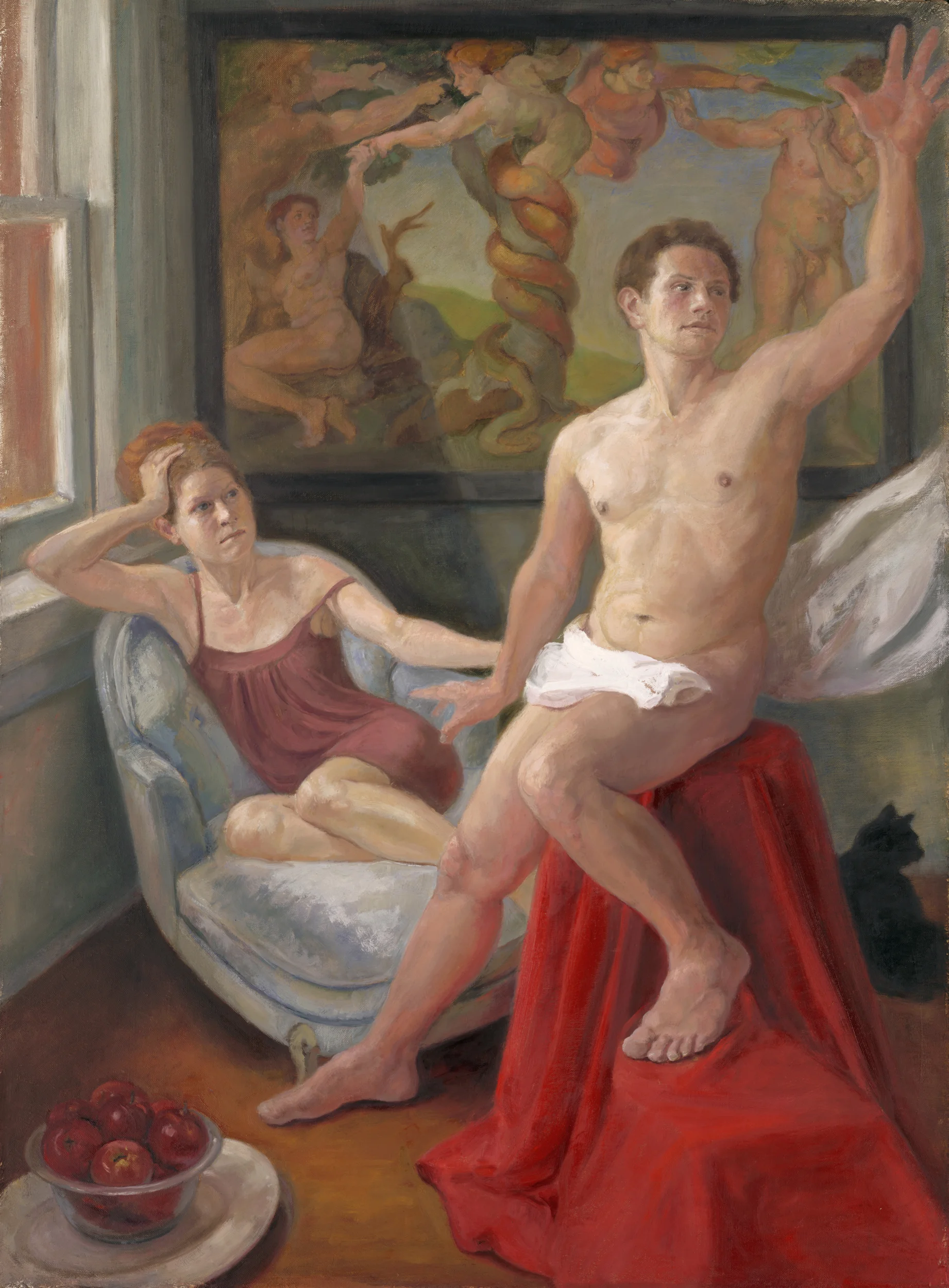 Resisting Temptation: Joseph with the Wife of Potiphar