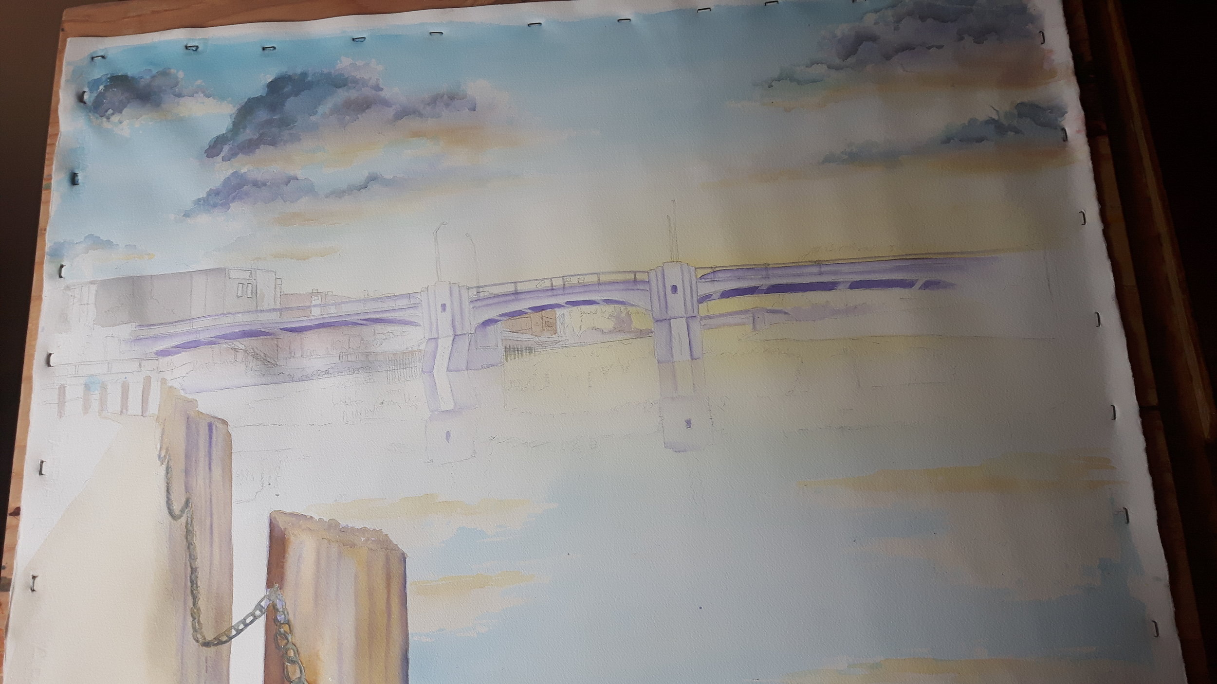 Day 4 progress. Fifth st bridge, Chatham, On.