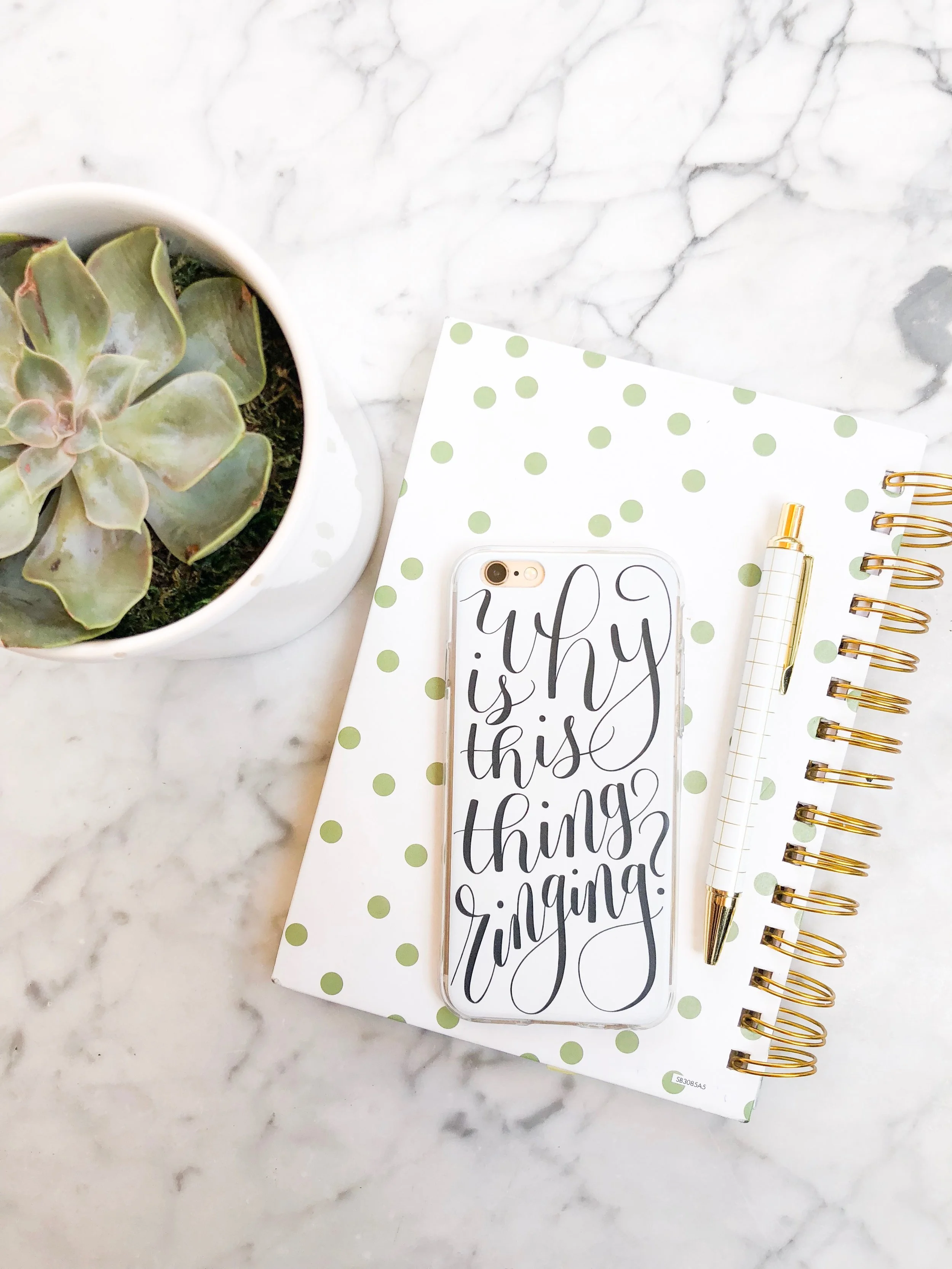 Letter Bliss phone case