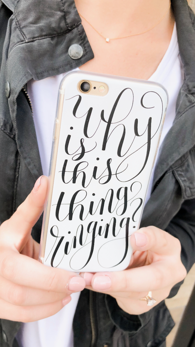 Letter Bliss phone case