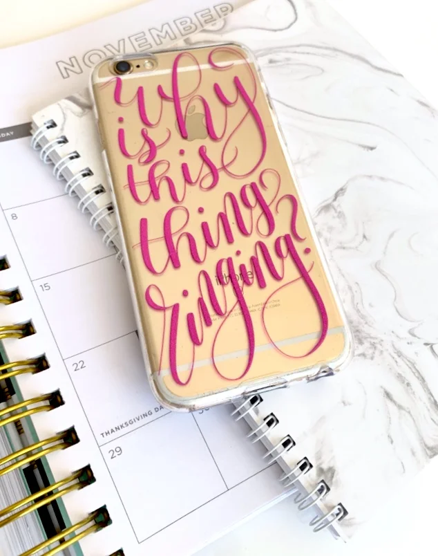 Letter Bliss phone case