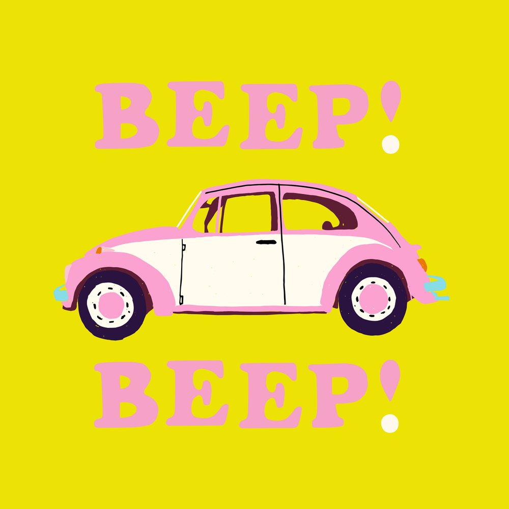 beep! beep! (illustration)
