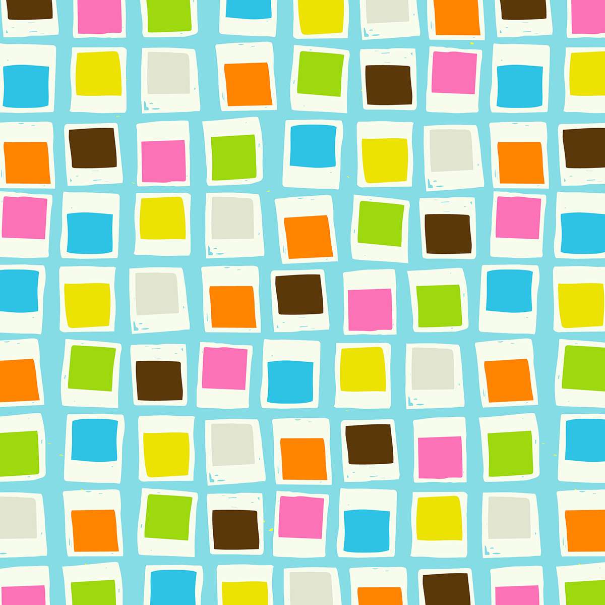 lysa flower surface patten design illustration polaroid film.png