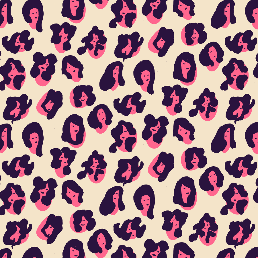 lysa flower surface pattern design illustration rebel girl leopard print_cleaned up NO LINES.png