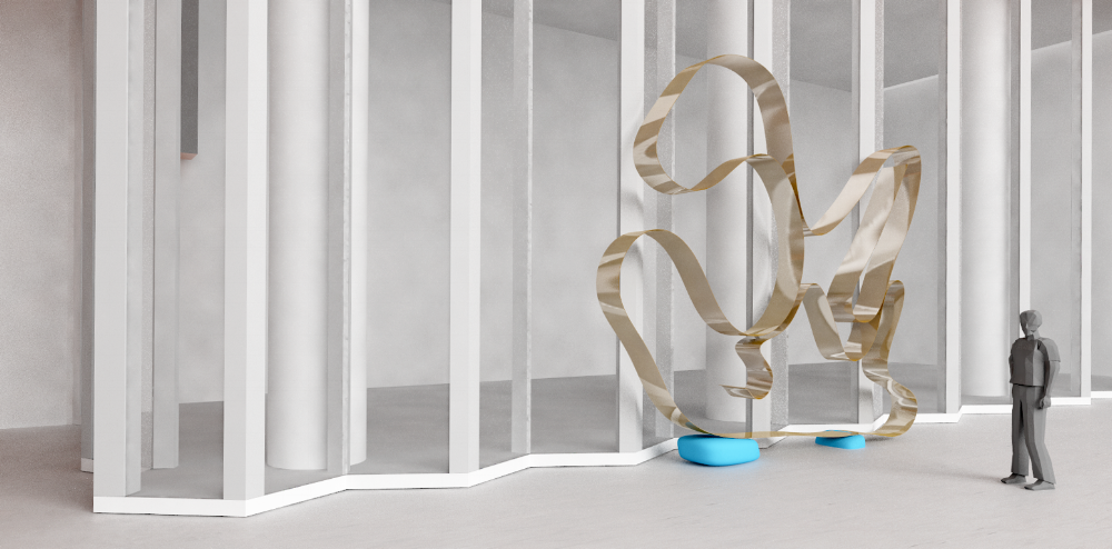   Public Art Rendering- Wild Olive Wreath, 2017  