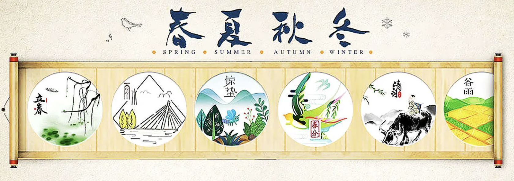 Fictional Series: A Year for Gu -- Spring I, Start of Spring, By Nan Qu 谷的一年 之 春, 立春