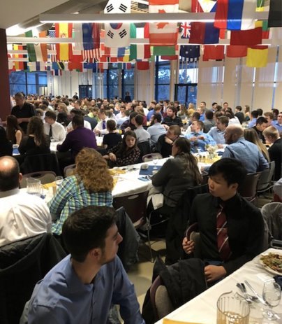 The awards banquet on Saturday evening was attended by over 400 students, alumni, and faculty advisors