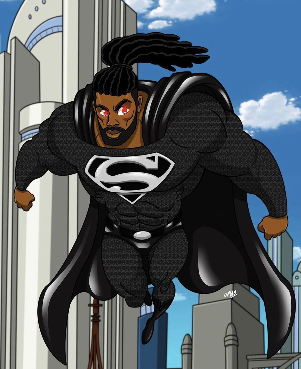Jonathan Belle black superman .png