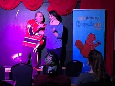 Plus, Our the winner of our Yuk Yuk's Comedy Competition on March 18th - JEN HAYWARD 