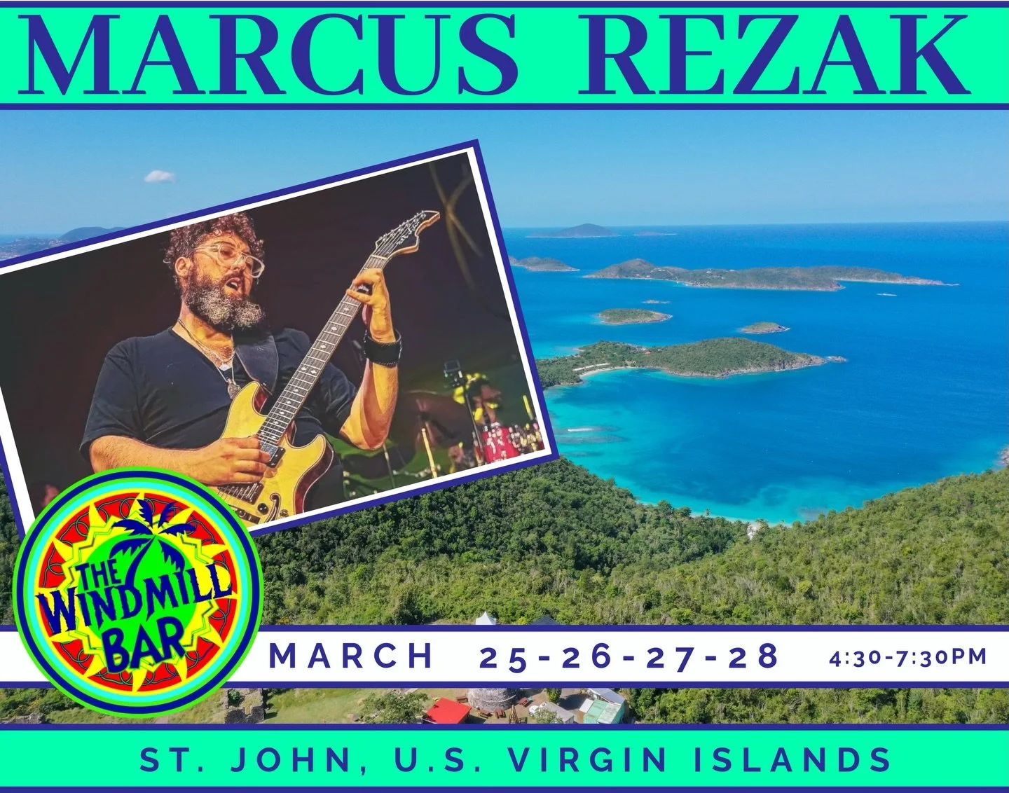 So many incredible moments on the road through the lens of music, and now I&rsquo;m especially fired up to be back on Saint John, USVI! 🌴🎸☀️ 

Catch me March 25, 26, 27, and 28th back at @thewindmillbar 😎⚡️ Some of my favorite memories are from th