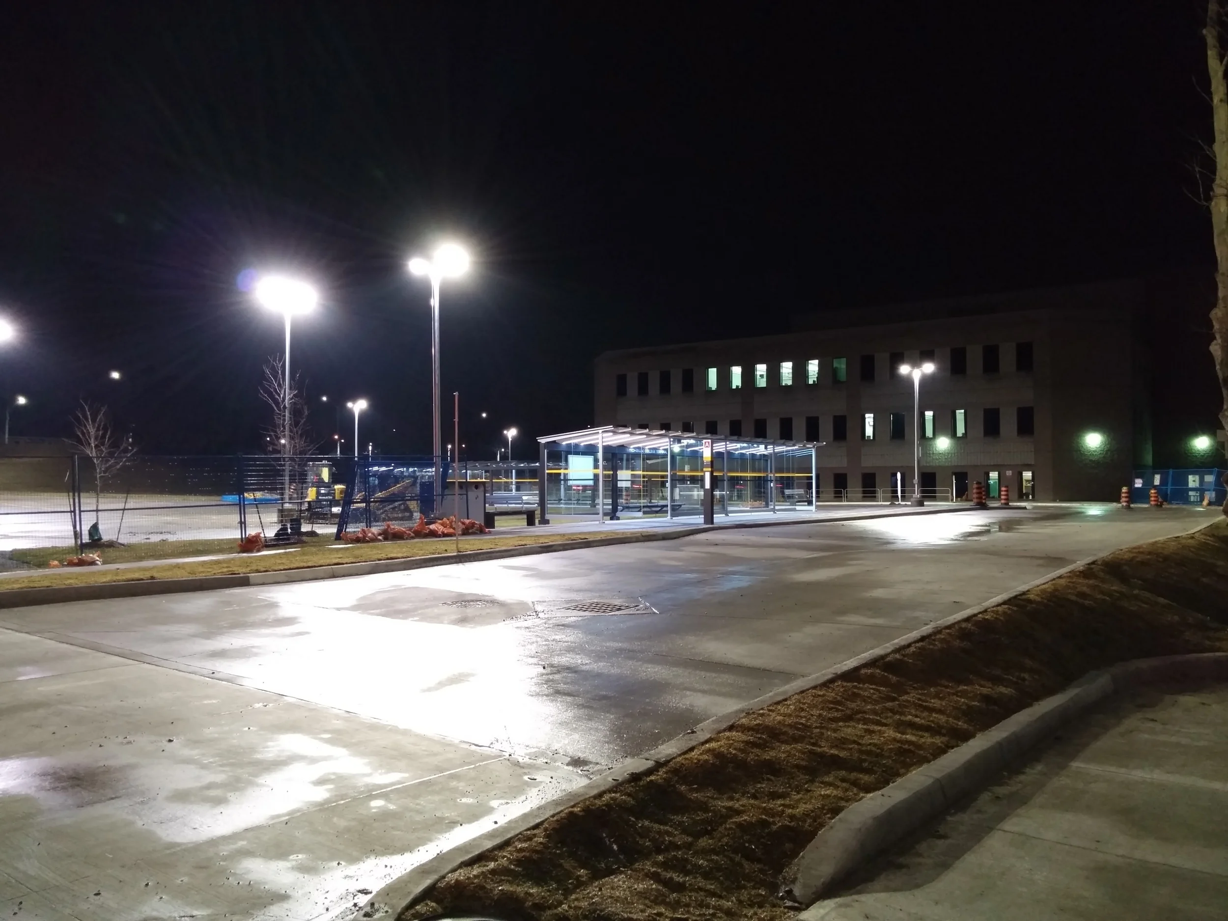 Mohawk College Transit Terminal - just before opening day