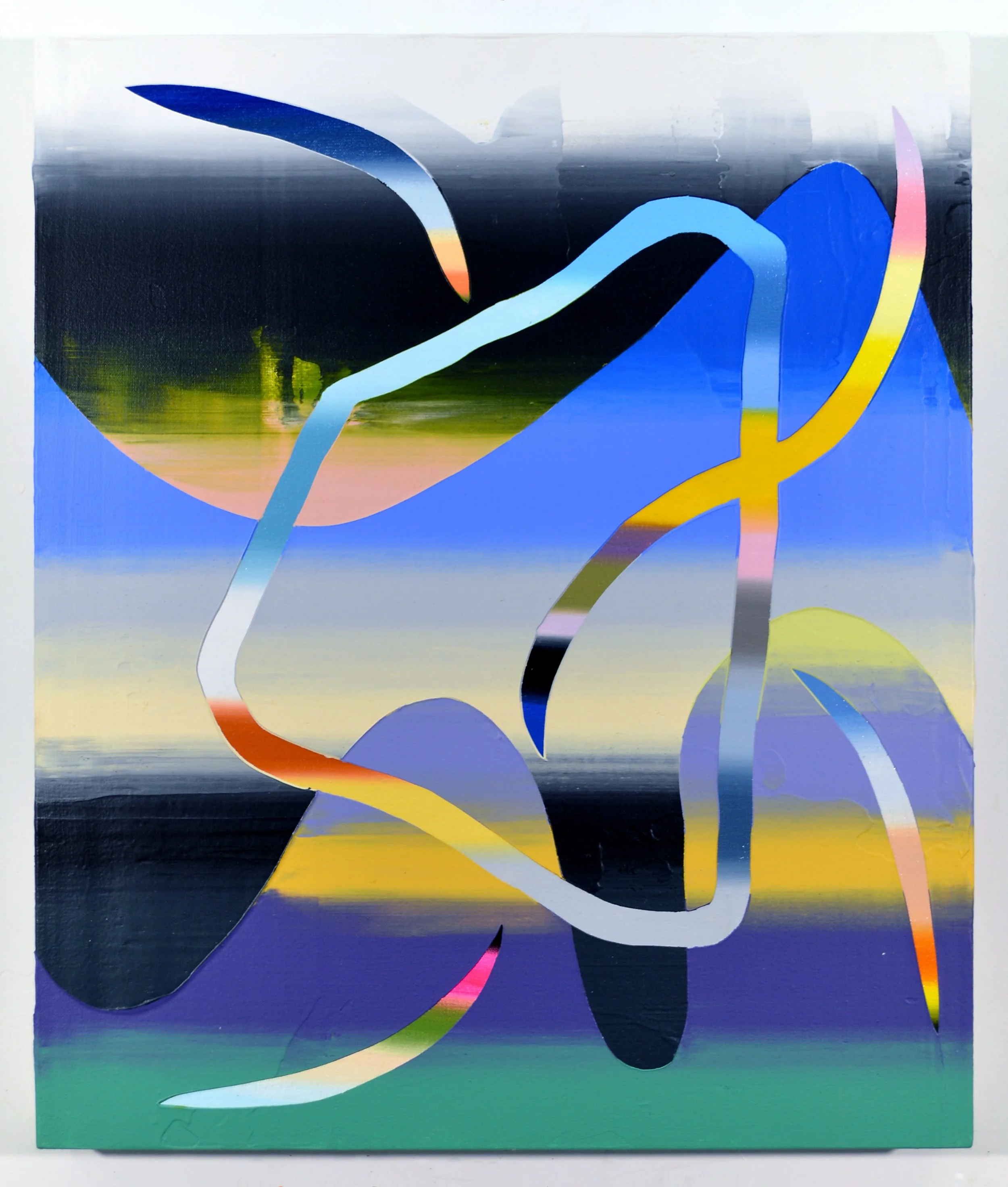  24 × 20 inches, acrylic and pumice gel on canvas over panel, 2026 