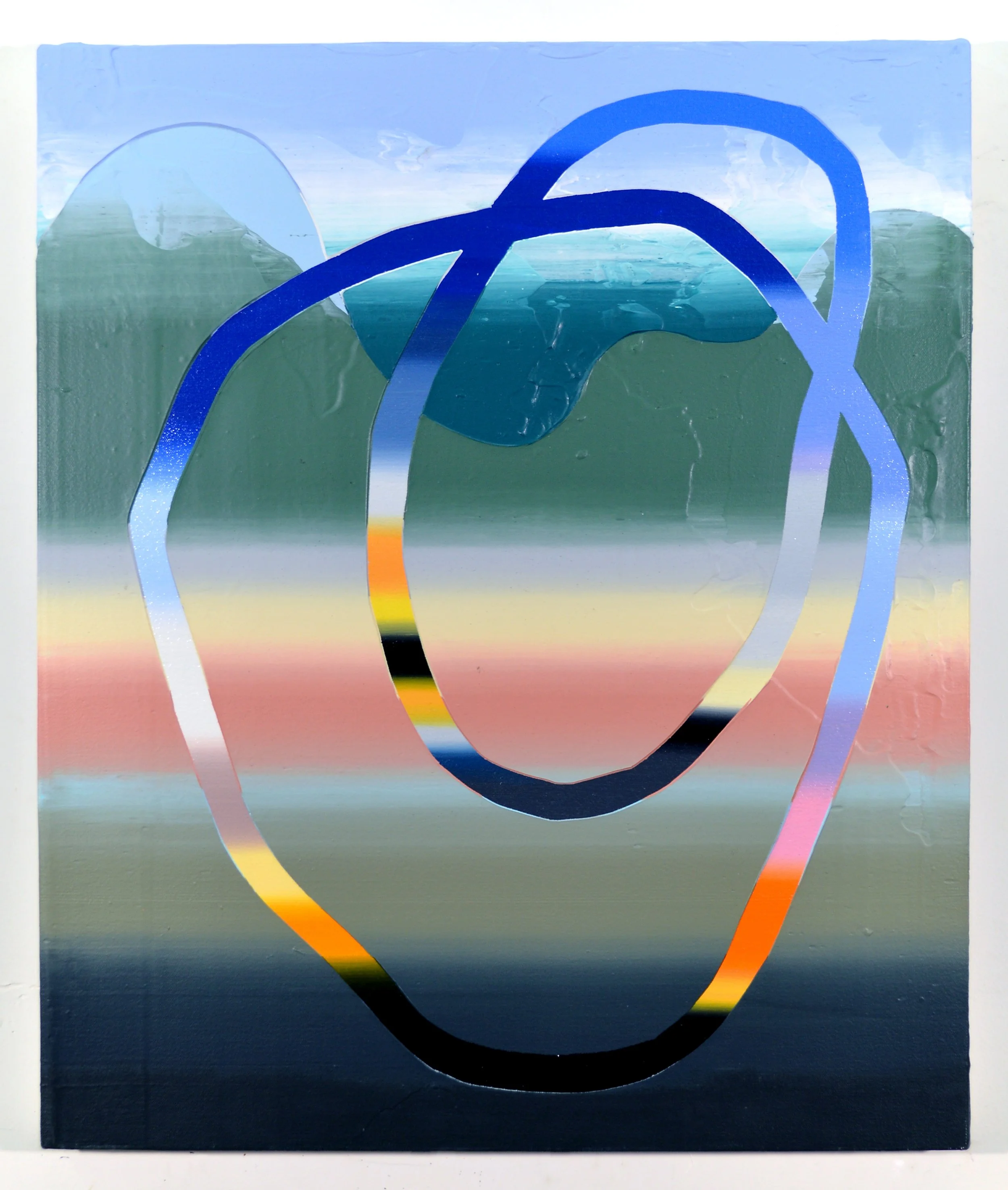  24 × 20 inches, acrylic and pumice gel on canvas over panel, 2026 