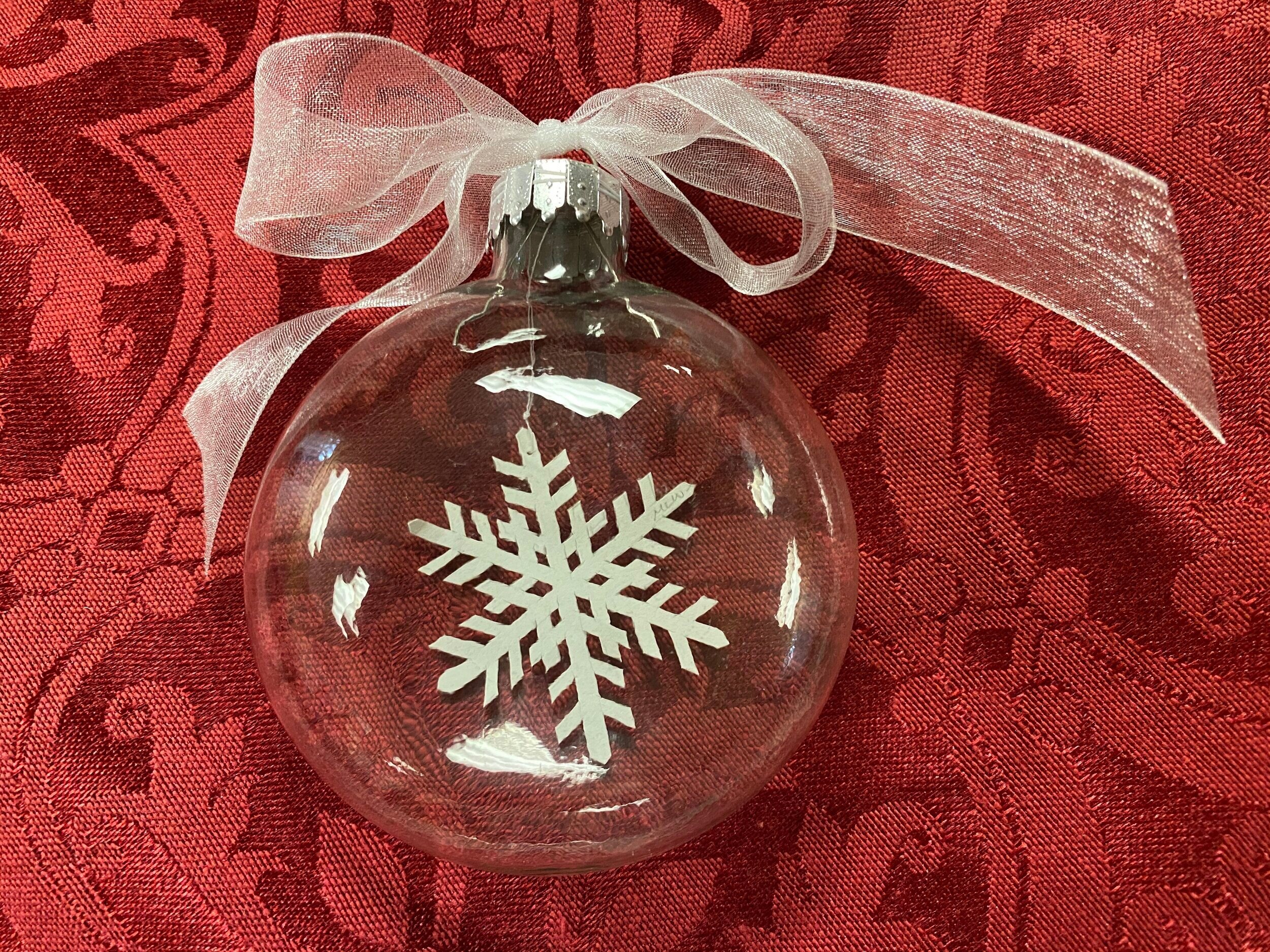 A snowflake for inside!!